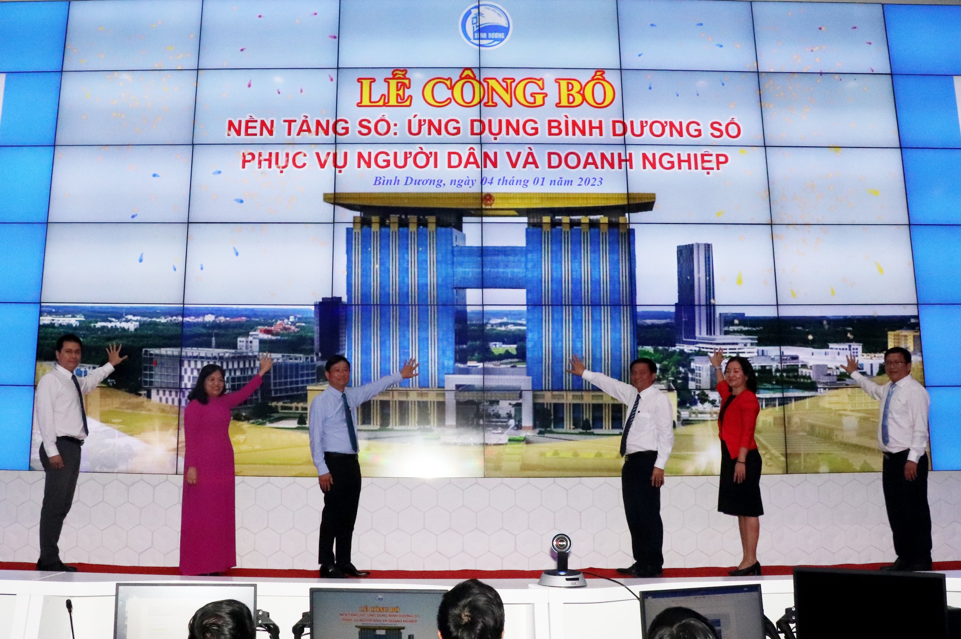 Lễ ra mắt ứng dụng Bình Dương Số