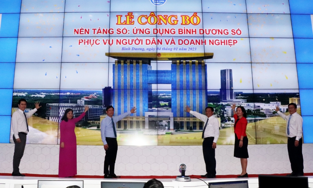 Lễ ra mắt ứng dụng Bình Dương Số