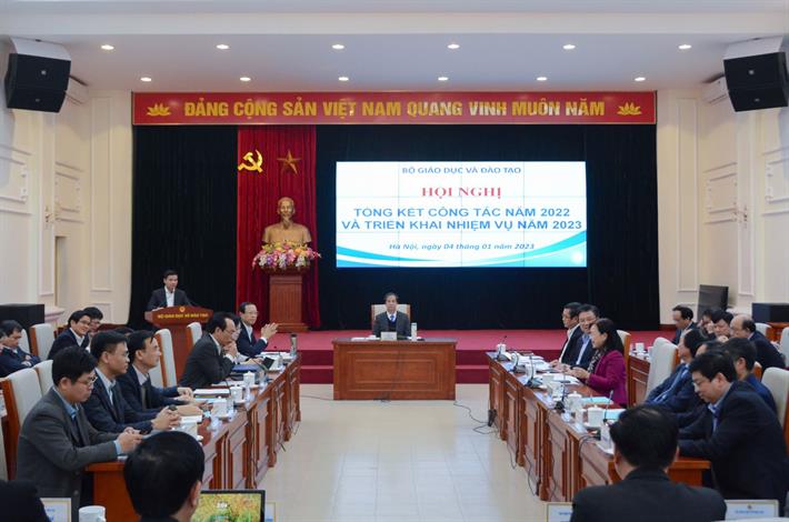 Quang cảnh hội nghị. Ảnh: Bộ Giáo dục và Đào tạo.