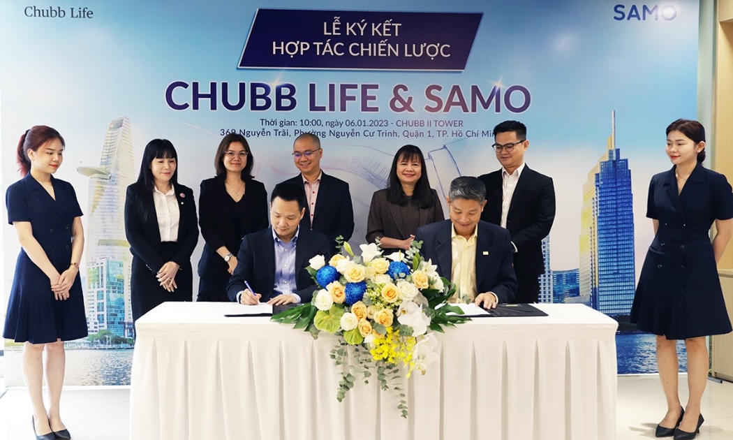 SAMO và Chubb Life ký kết hợp tác chiến lược.