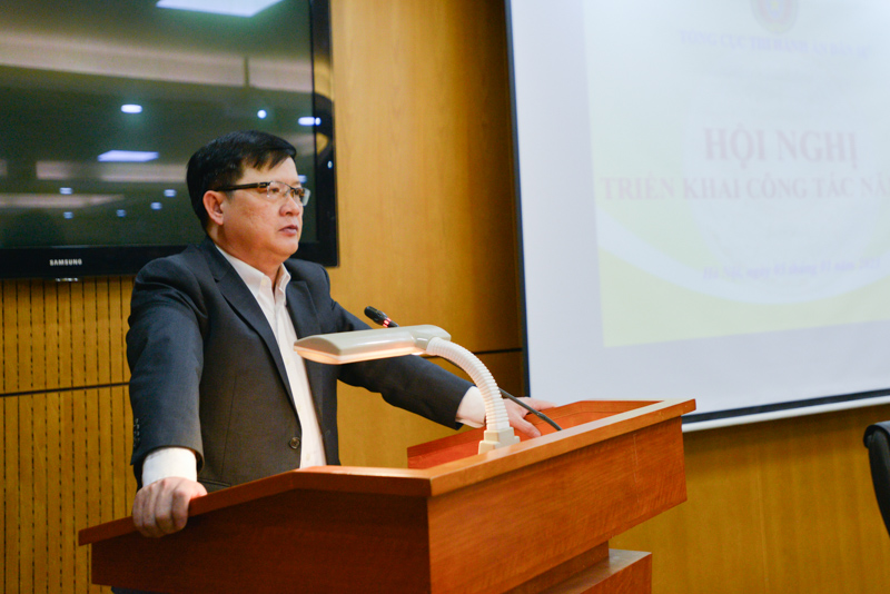 Thứ trưởng Mai Lương Khôi phát biểu chỉ đạo Hội nghị. Ảnh: Bộ Tư pháp.