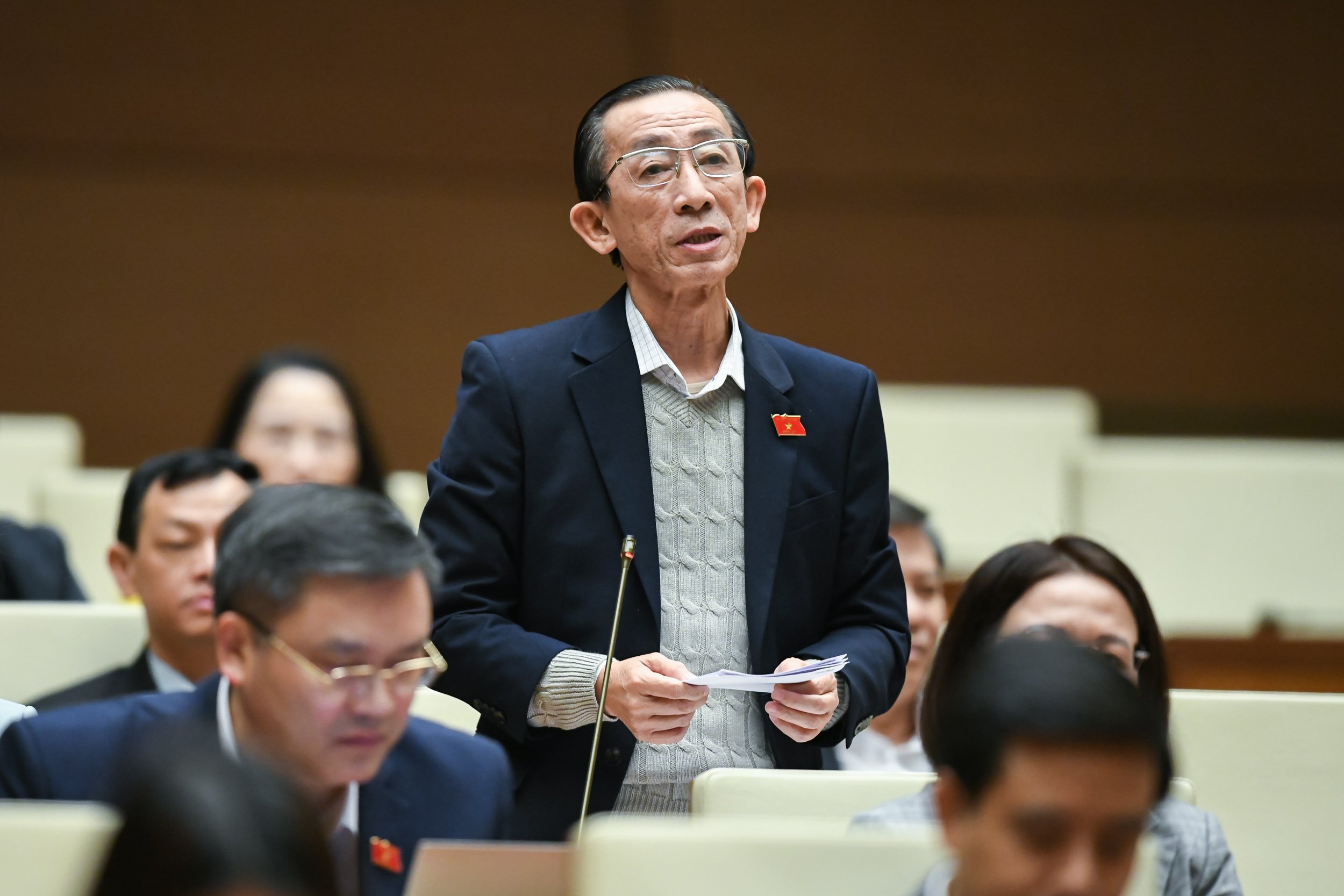 Đại biểu Trần Ho&agrave;ng Ng&acirc;n, Đo&agrave;n Đại biểu Quốc hội TP.HCM. Ảnh - Quochoi.vn.