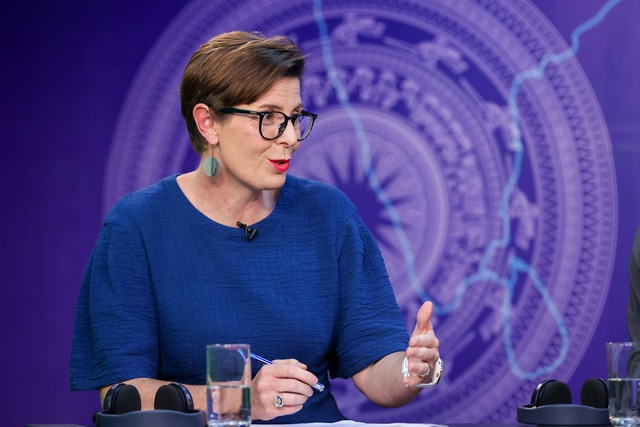  TS Angela Pratt, Trưởng đại diện Tổ chức Y tế Thế giới tại Việt Nam. Ảnh - VGP.  