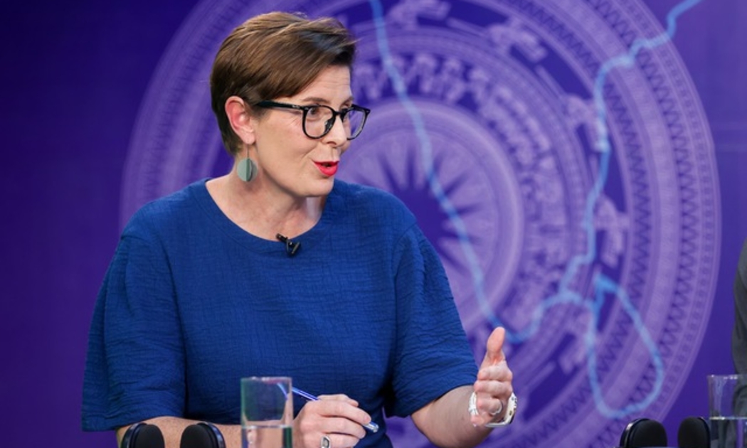  TS Angela Pratt, Trưởng đại diện Tổ chức Y tế Thế giới tại Việt Nam. Ảnh - VGP.  
