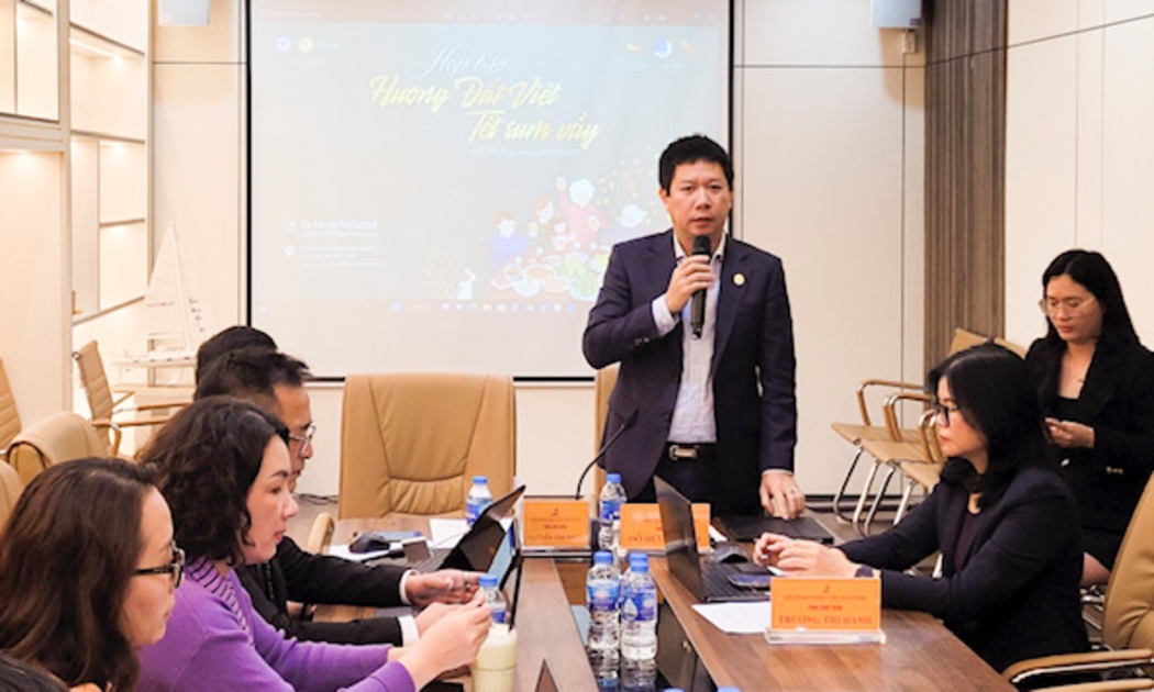 Ban tổ chức thông tin về chương trình Tuần lễ giao lưu văn hóa, ẩm thực và xúc tiến thương mại”