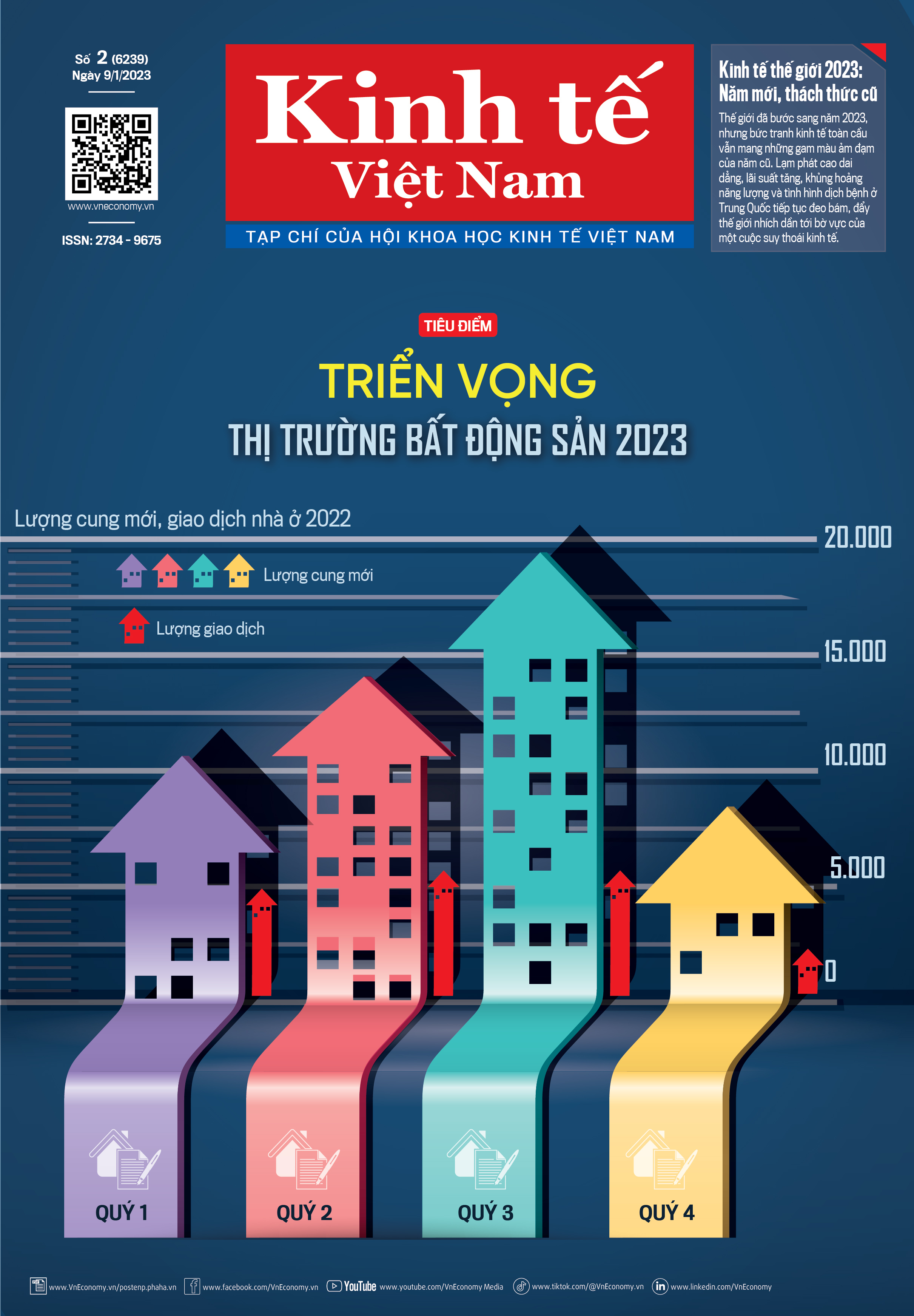 Tạp ch&iacute; Kinh tế Việt Nam số 2-2023.