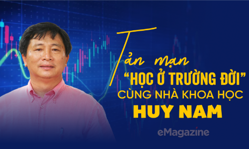 Tản mạn “học ở trường đời” cùng nhà khoa học Huy Nam  