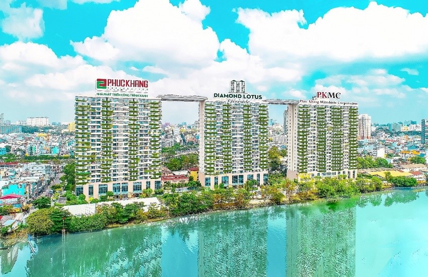 Diamond Lotus Riverside – a green building project developed by Phuc Khang Corporation.