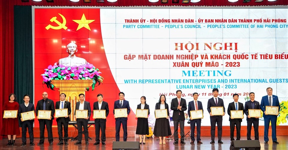  Hội nghị gặp mặt doanh nghiệp và khách quốc tế tiêu biểu Hải Phòng 2022
