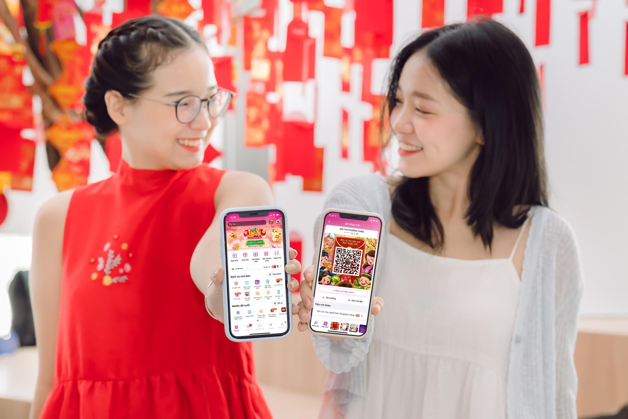 Tết rộn r&agrave;ng tr&ecirc;n ... điện thoại