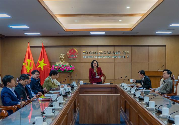 Quang cảnh hội nghị. Ảnh: Bộ Giáo dục và Đào tạo.