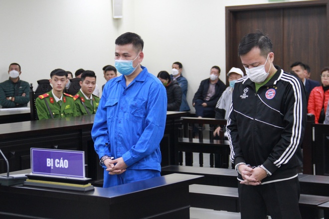 Các bị cáo tại tòa