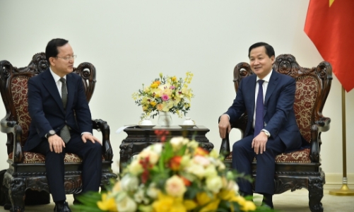 Phó Thủ tướng Lê Minh Khái tiếp Tổng giám đốc Tập đoàn Samsung Electronics