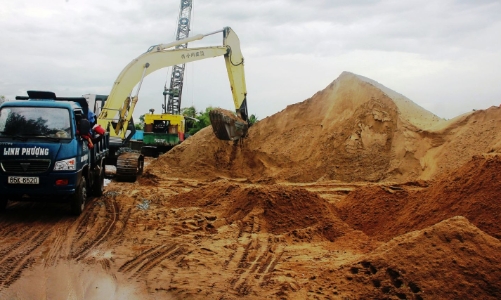 400 triệu m3 cát biển giải quyết tình trạng khan hiếm vật liệu làm đường cao tốc