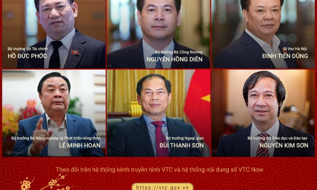 Nhiều bộ trưởng sẽ xuất hiện trên truyền hình để gửi thông điệp trong ngày đầu năm mới