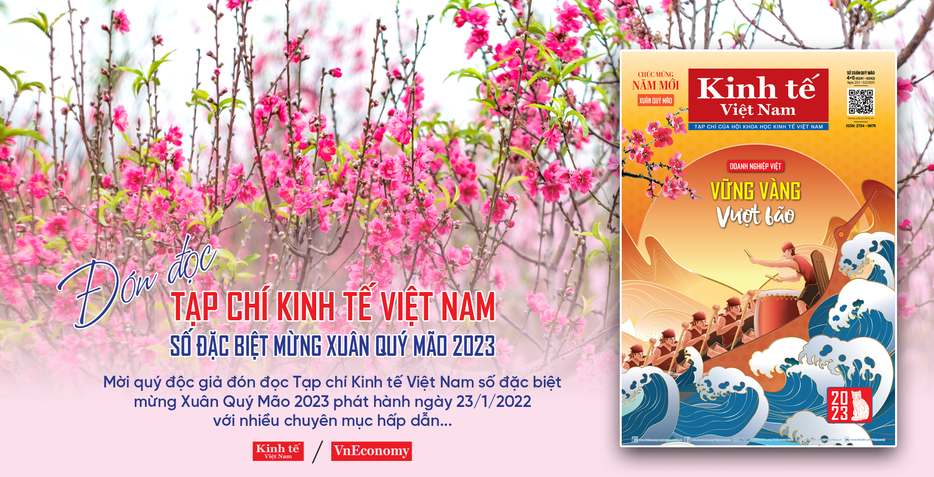 Đón đọc Tạp chí Kinh tế Việt Nam số đặc biệt Xuân Quý Mão 2023 - Ảnh 1