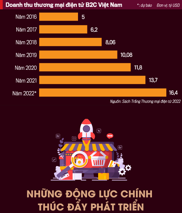 Tổng quan về hình thức thương mại điện tử B2C ở Việt Nam năm 2018  DAMMIO