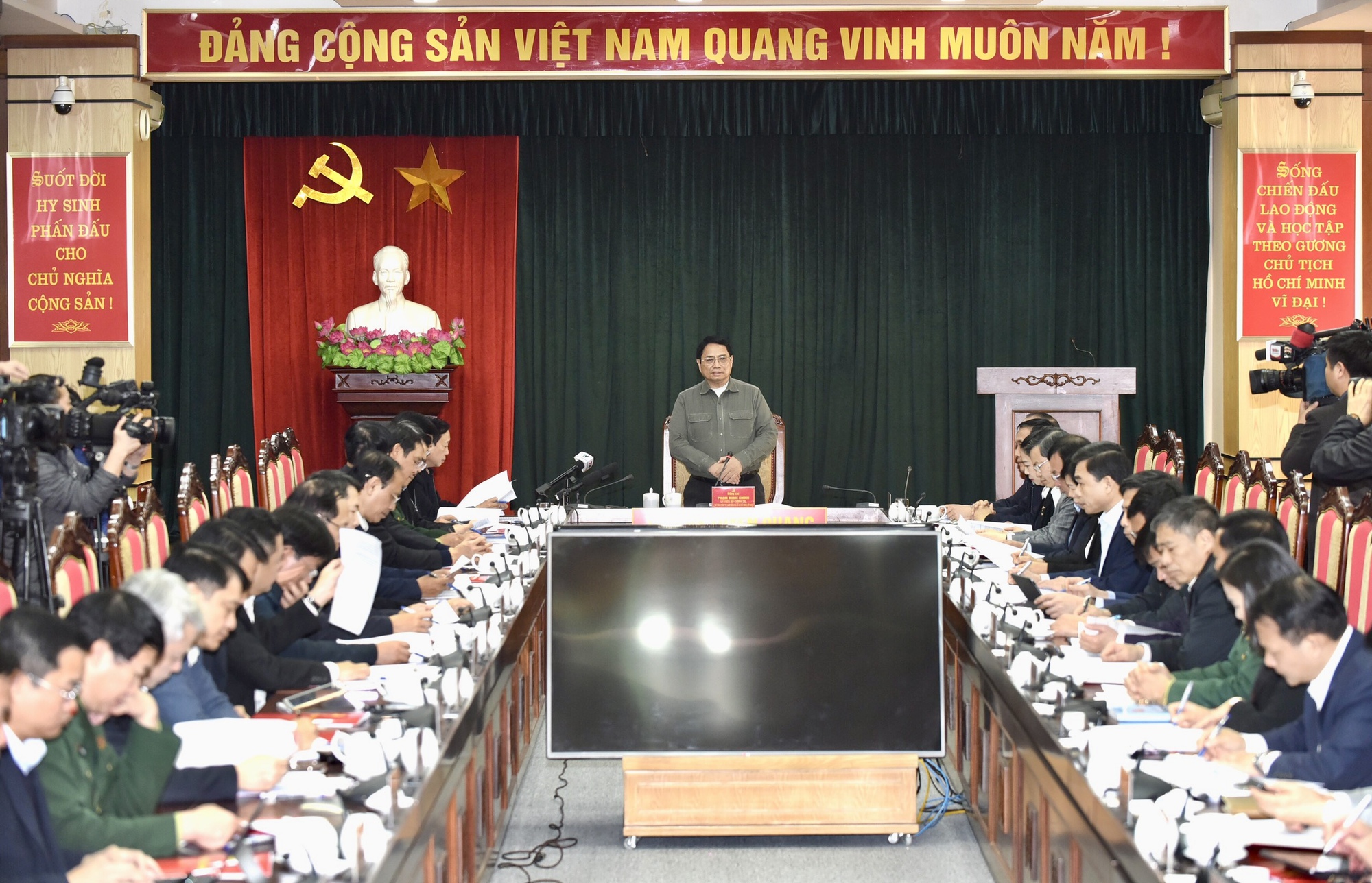 Toàn cảnh buổi làm việc - Ảnh: VGP.