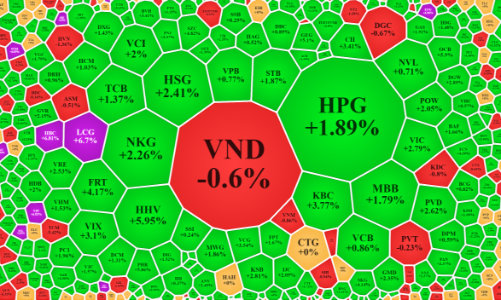 Khai xuân rực rỡ, VN-Index tăng 15 điểm