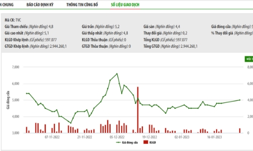 Em gái cựu Chủ tịch TVC muốn mua 2 triệu cổ phiếu
