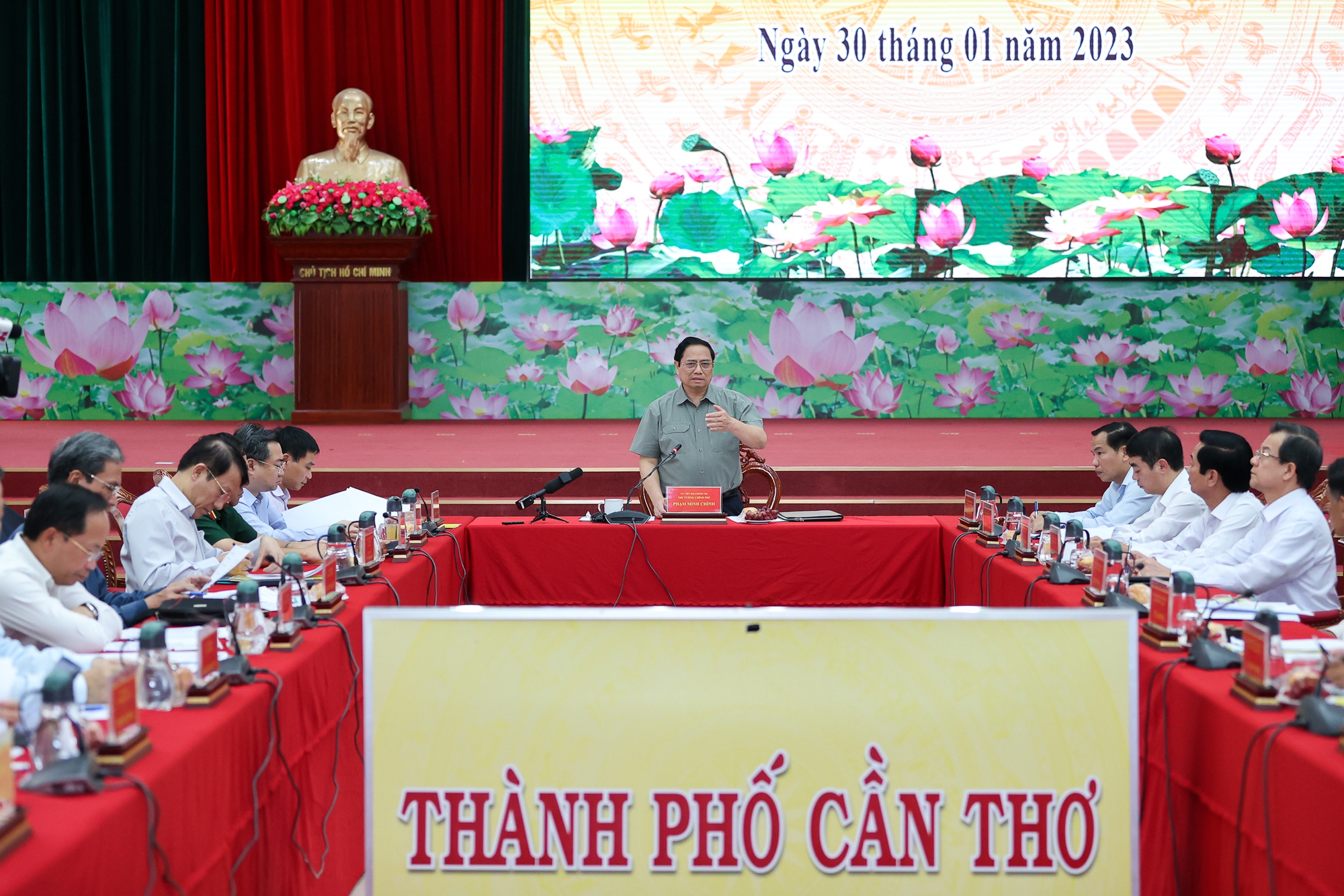 Toàn cảnh buổi làm việc - Ảnh: VGP.