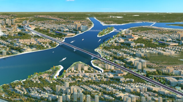 Phối cảnh dự án cầu Lại Xuân, Hải Phòng
