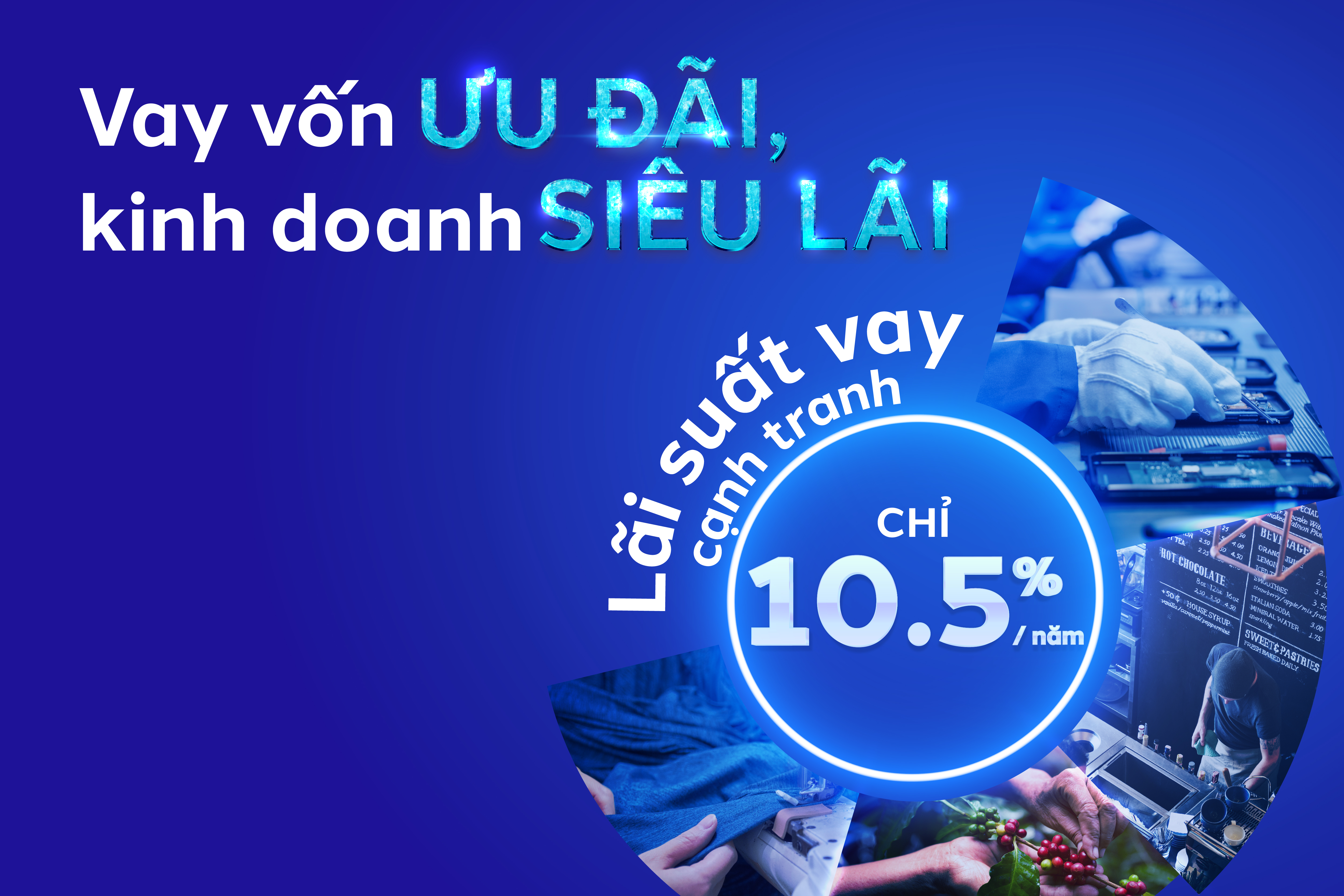 Lãi suất vay chỉ từ 10.5%/năm của Ngân hàng Bản Việt là mức lãi suất vay khá cạnh tranh trên thị trường hiện tại.