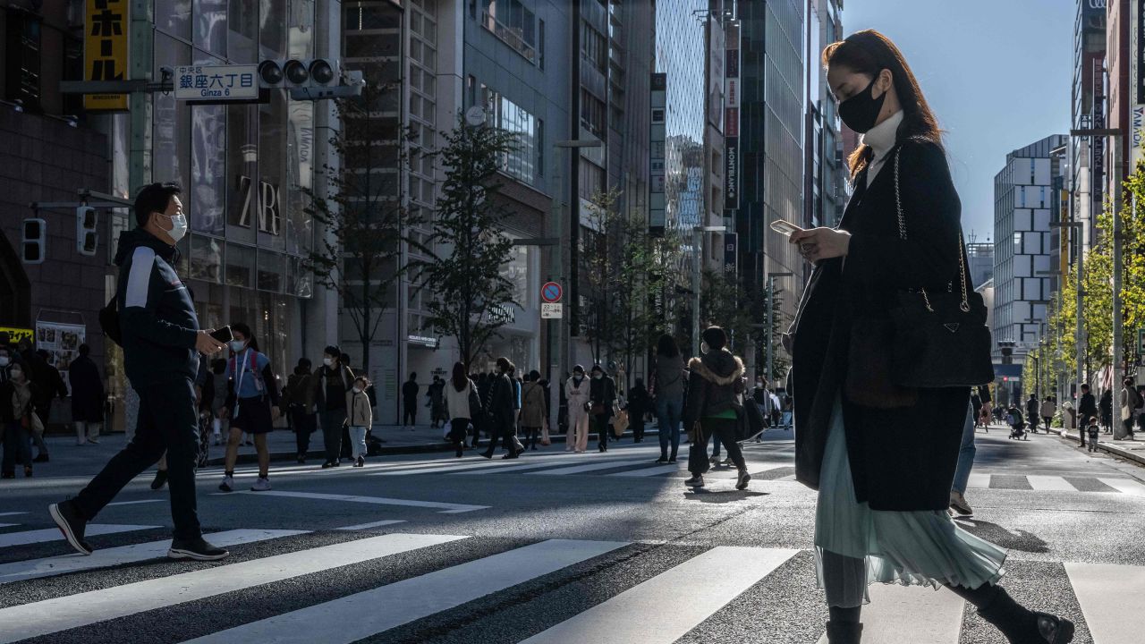 Quận Ginza ở Tokyo, Nhật Bản - Ảnh: Getty/CNN.