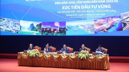 Conference on Red River Delta development underway in Quang Ninh