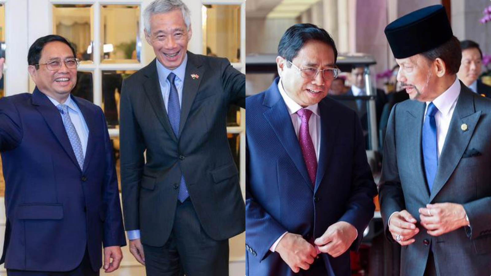 Chuyến thăm chính thức Singapore và Brunei của Thủ tướng Phạm Minh Chính vừa kết thúc tốt đẹp - Ảnh: VGP
