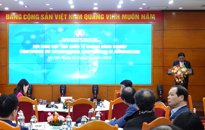 Hội nghị diễn ra tại trụ sở Bộ N&ocirc;ng nghiệp v&agrave; Ph&aacute;t triển n&ocirc;ng th&ocirc;n.