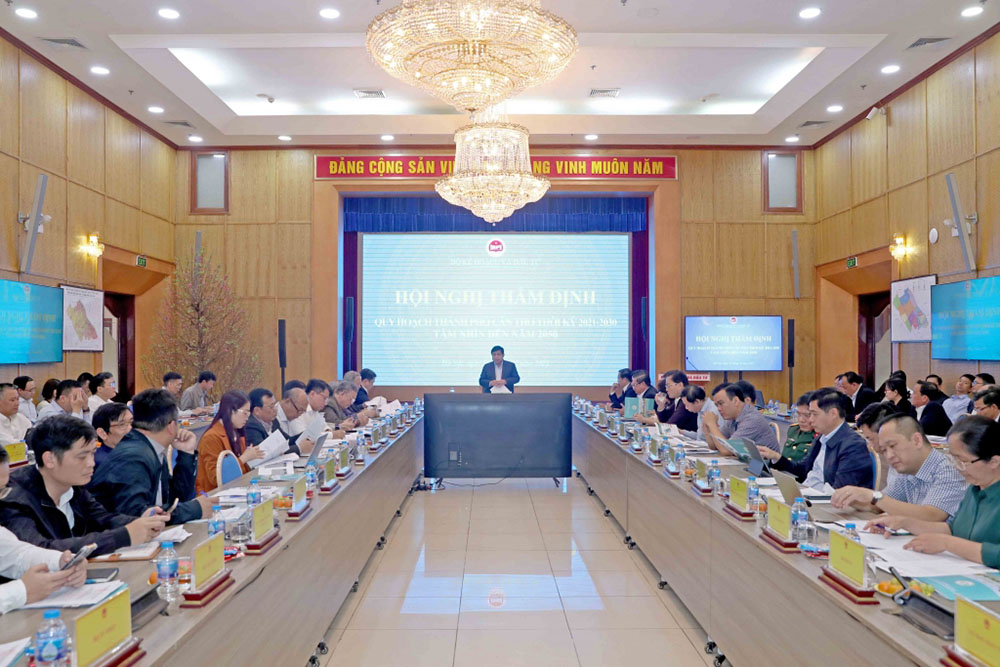 Toàn cảnh Hội nghị thẩm định Quy hoạch TP.Cần Thơ thời kỳ 2021-2030, tầm nhìn đến năm 2050.