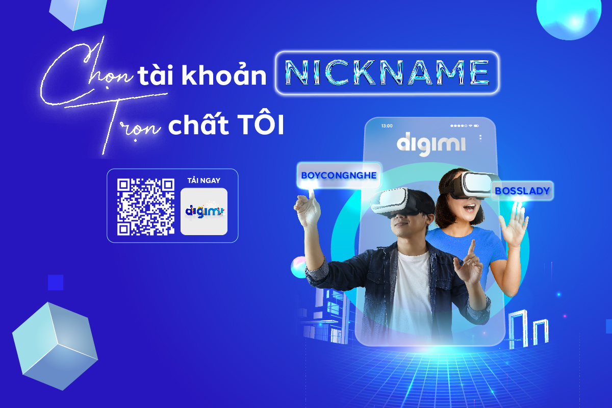 Chọn tài khoản bằng nick name đang trở thành “Trend”và được nhiều người ưu thích.