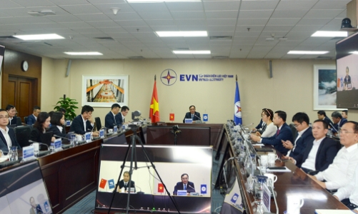EVN họp bàn hợp tác, mua bán điện với Công ty Lưới điện Phương Nam Trung Quốc 