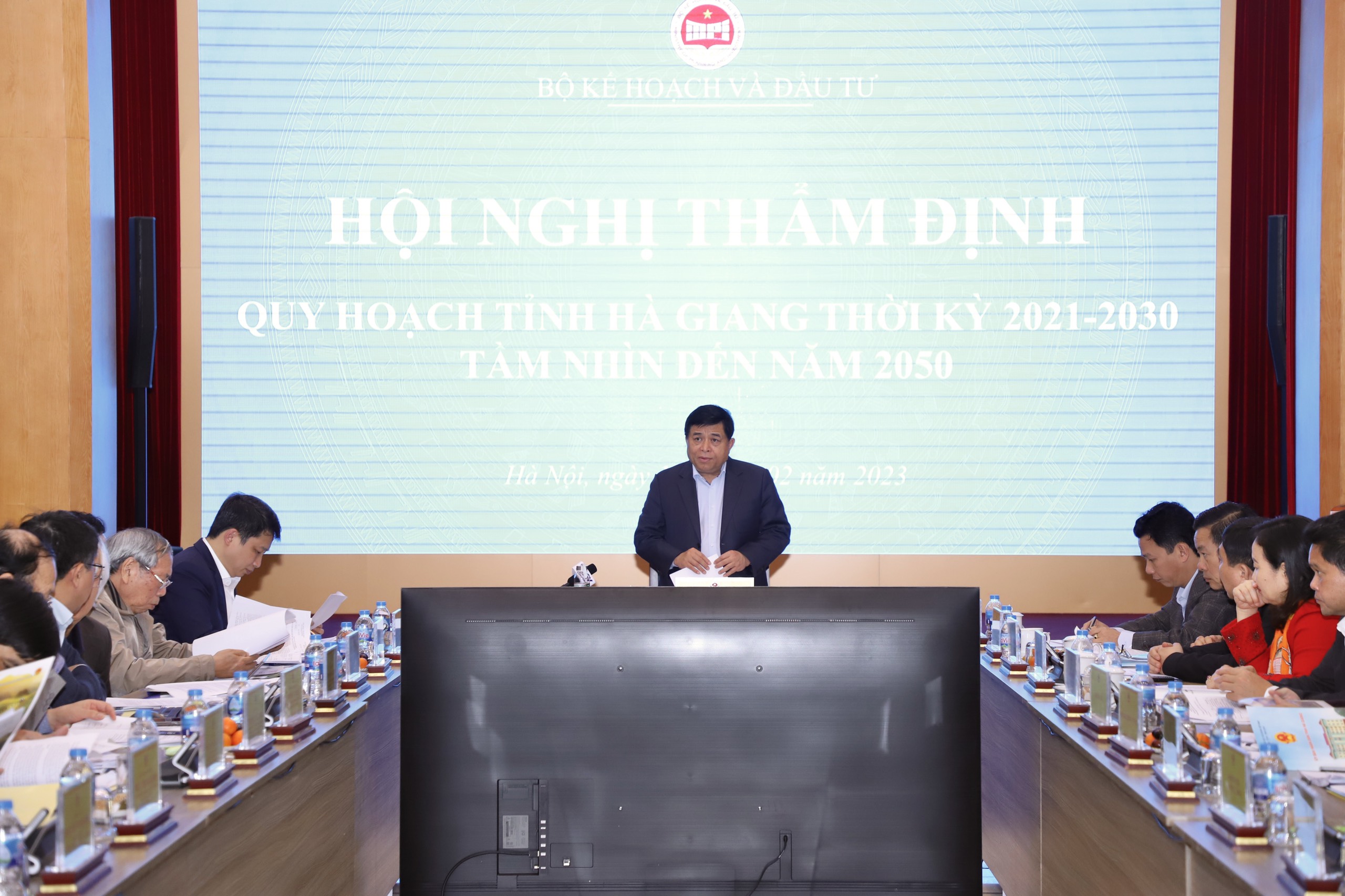 To&agrave;n cảnh Hội nghị thẩm định. Ảnh: Hữu Tuấn.