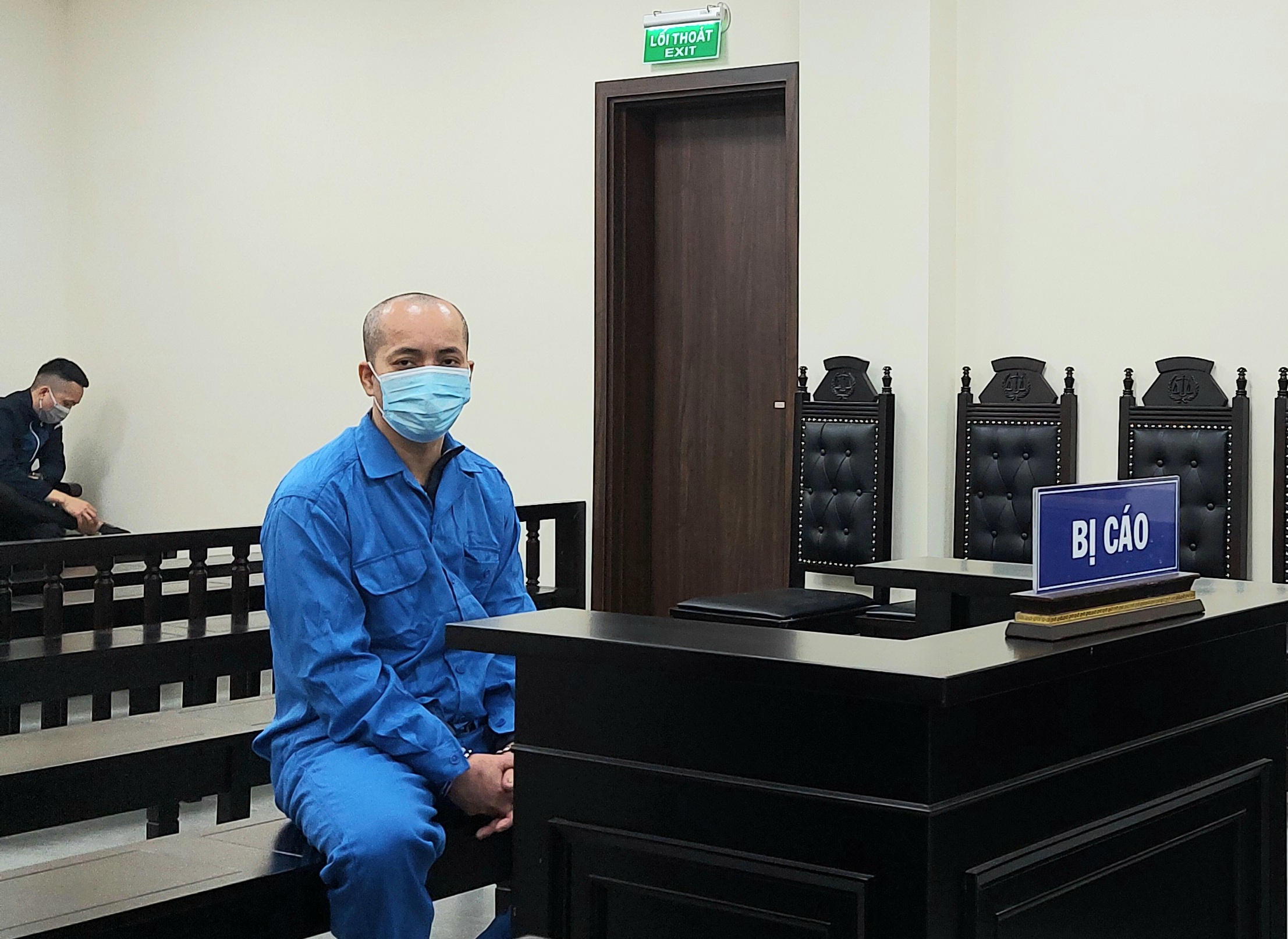 Văn Anh tại phiên tòa ngày 16/2.