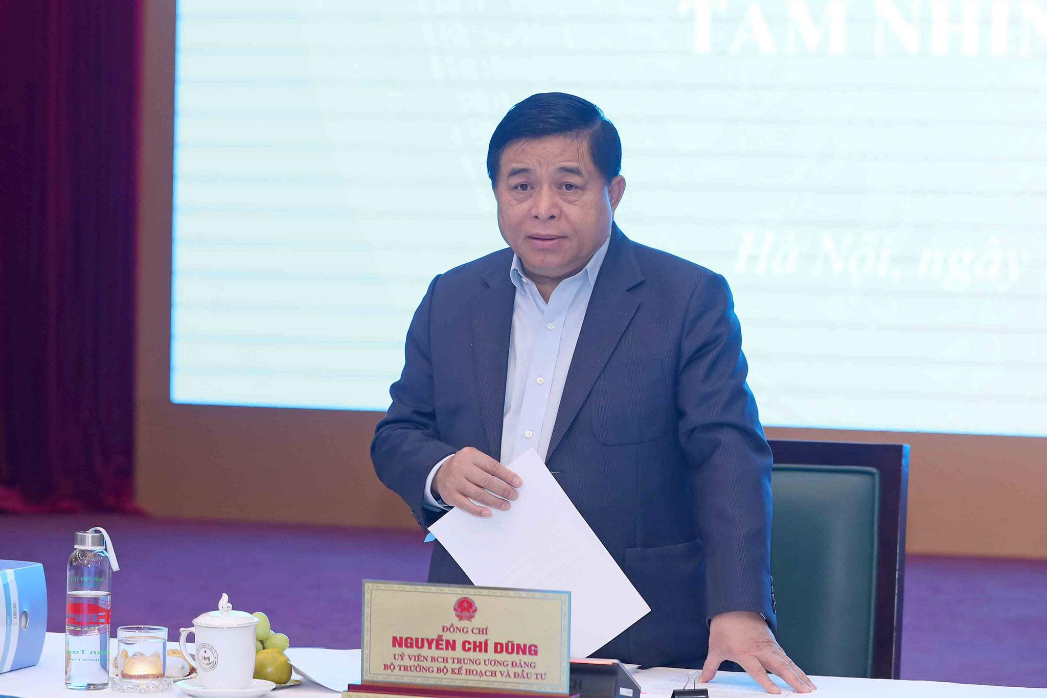 Bộ trưởng Bộ Kế hoạch và Đầu tư, Chủ tịch Hội đồng thẩm định quy hoạch tỉnh Nguyễn Chí Dũng đánh giá cao nỗ lực của Bà Rịa - Vũng Tàu trong việc hoàn thiện quy hoạch đúng tiến độ. 