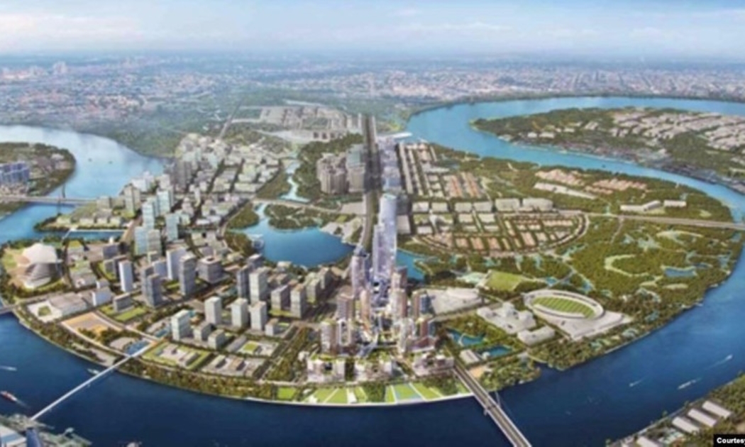 Bán đảo Thủ Thiêm với Khu đô thị mới Thủ Thiêm, là trung tâm của Thủ Đức và TP.HCM.