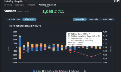 Khối ngoại và tự doanh thoát hàng, nhà đầu tư cá nhân mua ròng