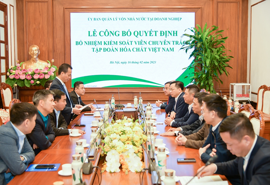 Lễ bổ nhiệm kiểm soát viên chuyên trách tại Vinachem