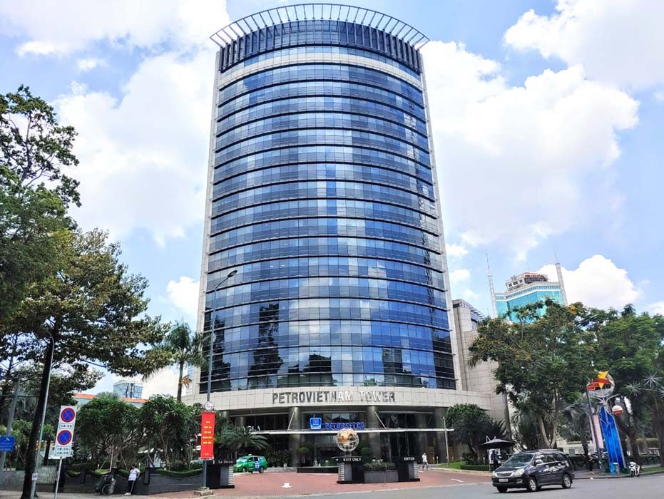 Toà nhà Petrovietnam Tower, số 1 Lê Duẩn, phường Bến Nghé, quận 1, TP.HCM.
