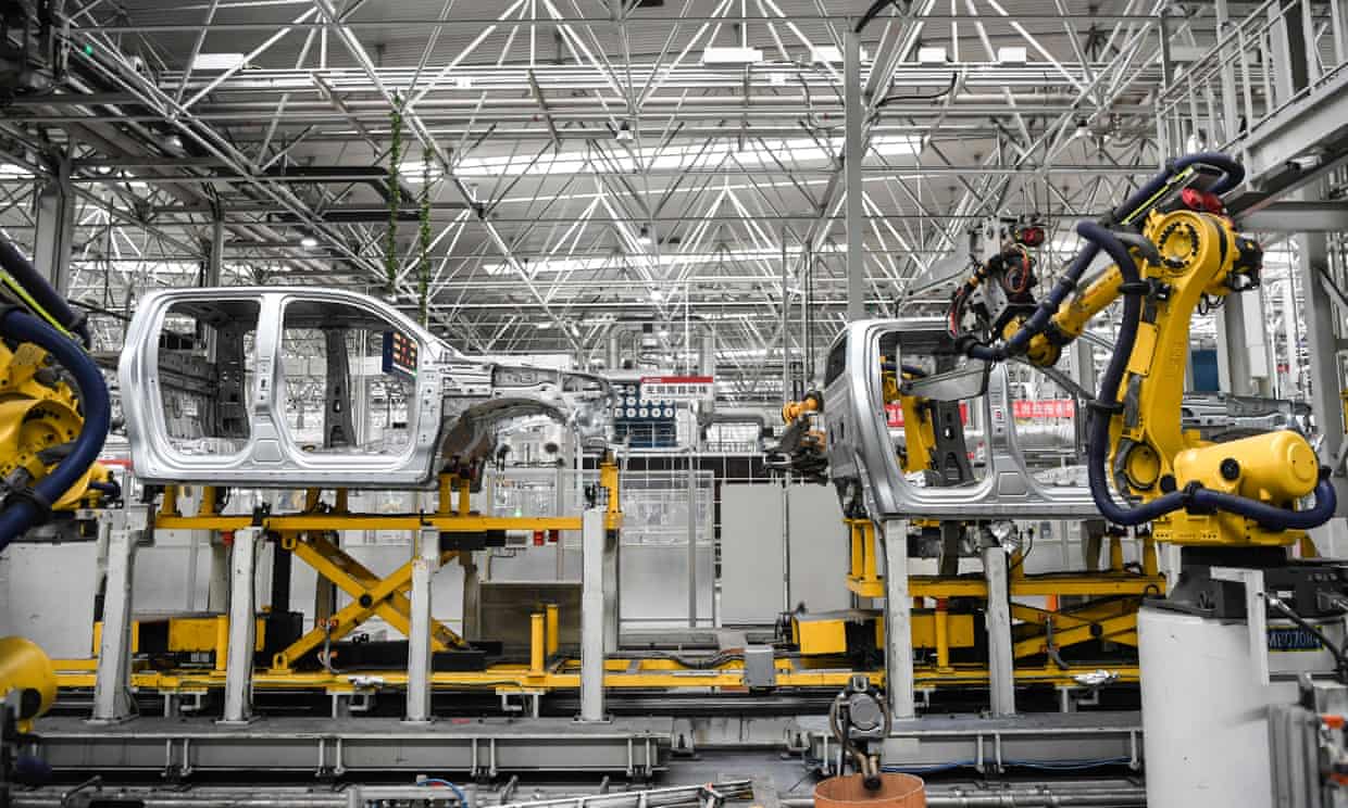 Một cơ sở sản xuất thông minh tại Great Wall Motors ở tây nam Trung Quốc