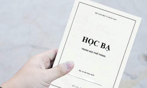 Chi tiền sửa điểm trong học bạ để 