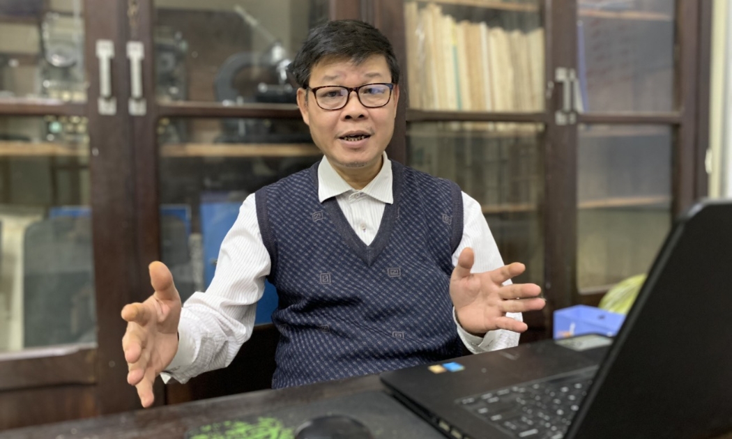 PGS.TS. Trần Văn Ơn nguyên Trưởng Bộ môn Thực vật Trường đại học Dược Hà Nội