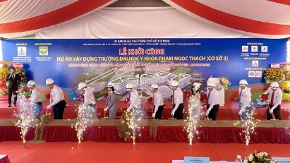 HCMC begins construction of medical university’s 2nd campus