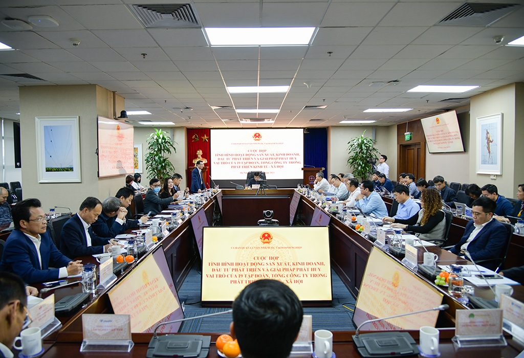 19 Tập đoàn, Tổng công ty họp tại Ủy ban Quản lý vốn Nhà nước tại doanh nghiệp 