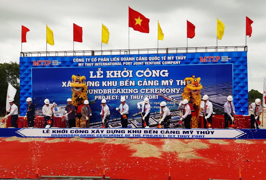 Sau Lễ khởi công, dự án khu Bến cảng Mỹ Thủy, Quảng Trị gần như án binh bất động 