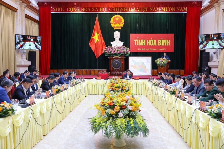 To&agrave;n cảnh buổi l&agrave;m việc - Ảnh: VGP