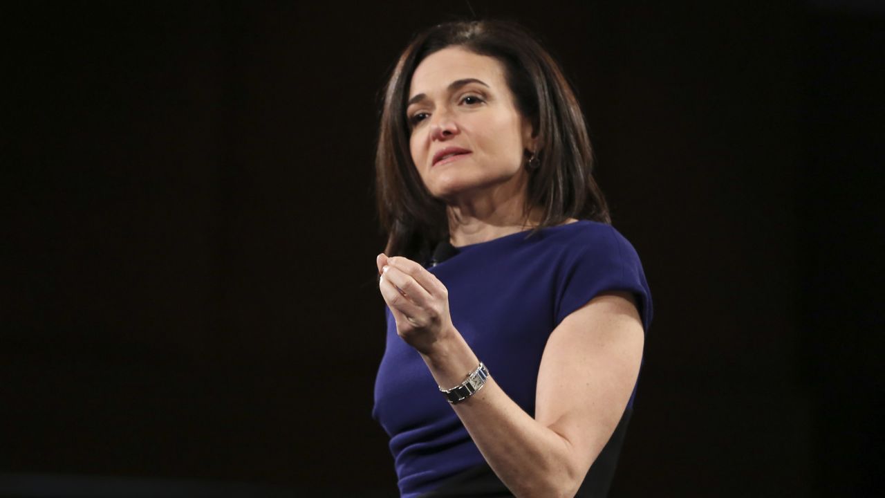 COO Facebook Sheryl Sandberg.