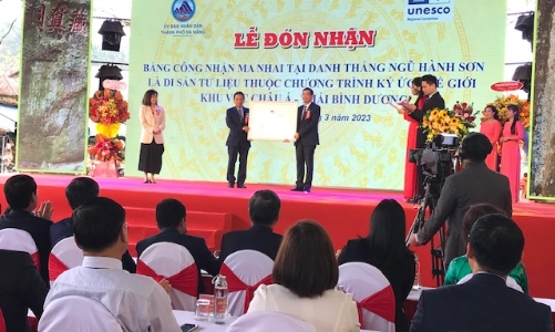 Đà Nẵng đón nhận di sản thế giới Ma nhai